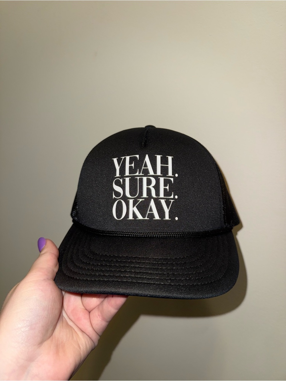 Kelsea Ballerini Trucker Hat: 'YEAH. SURE. OKAY.'
